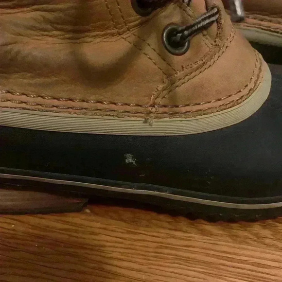 Sorel Slimpack Lace II Duck Boots, Womens Size 7.5 NL2348-286 Elk Black - Picture 5 of 12